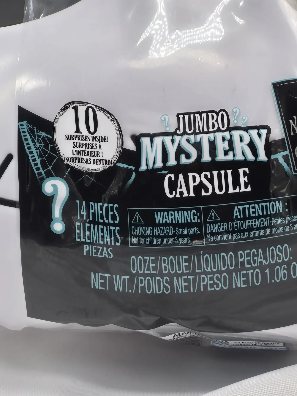 Jack Skellington Jumbo Mystery Capsule - White